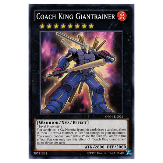 Yu-Gi-Oh! - OTS Tournament Pack 4 - Coach King Giantrainer (Common) OP04-EN024