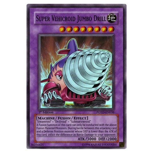 Yu-Gi-Oh! - Power of the Duelist - Super Vehicroid Jumbo Drill (Super Rare) POTD-EN036