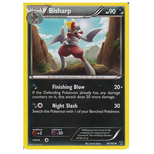 Pokemon - Black & White - Noble Victories - Bisharp 76/101