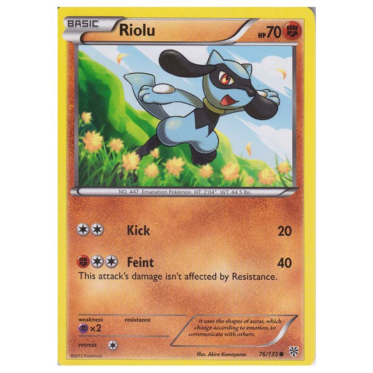 Pokemon - Black & White - Plasma Storm - Riolu - 76/135