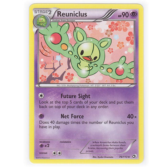 Pokemon - Black & White - Legendary Treasures - Reuniclus - 76/113