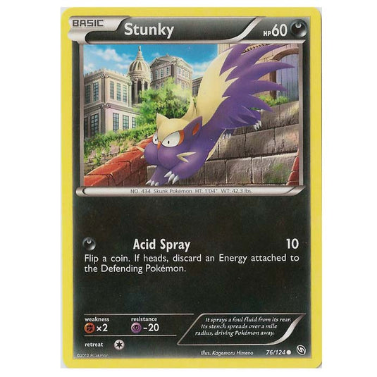 Pokemon - Black & White - Dragons Exalted - Stunky - 76/124