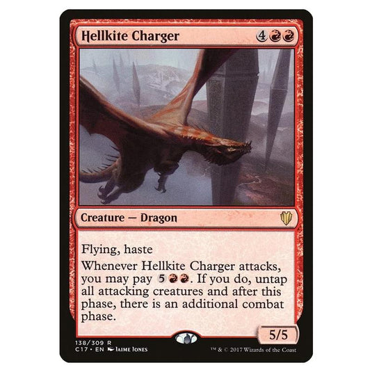 Magic The Gathering - Commander 2017 - Hellkite Charger - 138/309