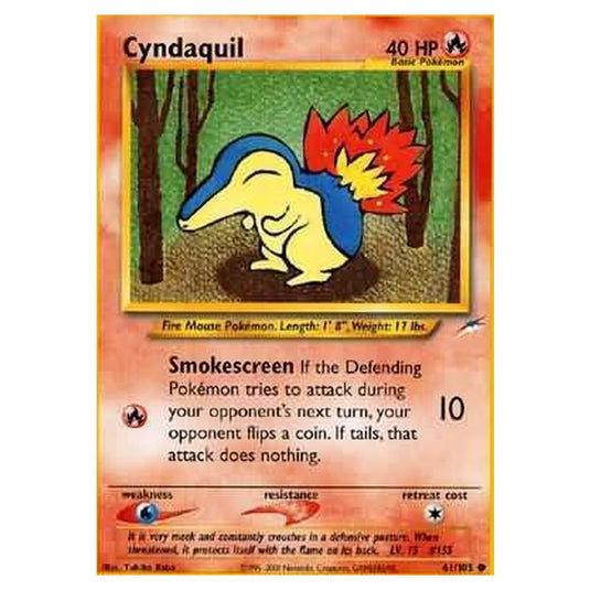 Pokemon - Neo Destiny - Cyndaquil - 061/105