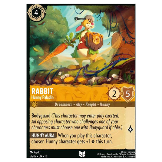 Lorcana - Attack of the Vine! - Rabbit - Hunny Paladin (Uncommon) - 5/207