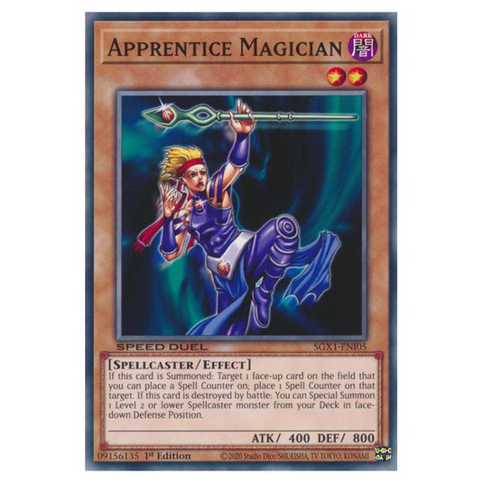 Yu-Gi-Oh! - Speed Duel GX - Duel Academy Box - Apprentice Magician (Common) SGX1-ENI05