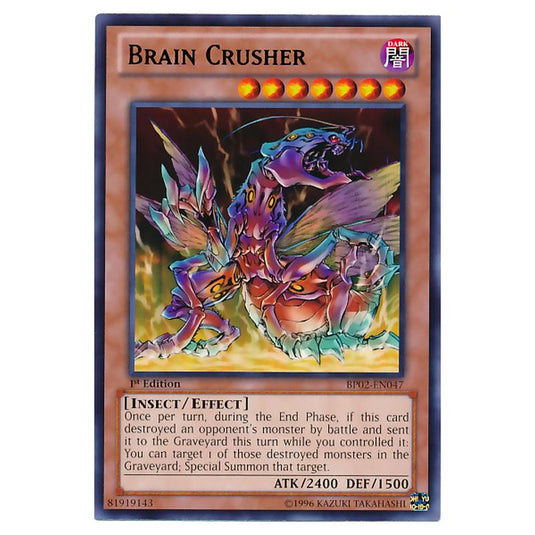 Yu-Gi-Oh! - Battle Pack 2 - War of the Giants - Brain Crusher (Rare) BP02-EN047