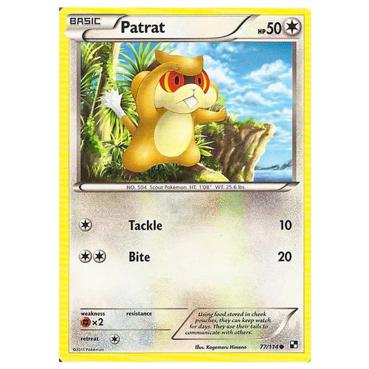 Pokemon - Black & White - Patrat 77/114