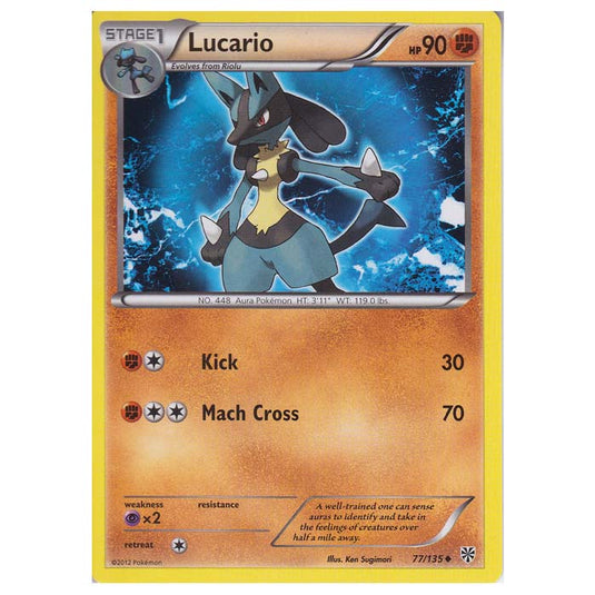 Pokemon - Black & White - Plasma Storm - Lucario - 77/135