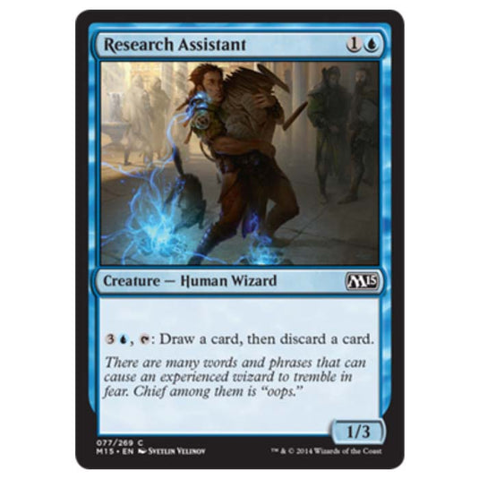 Magic the Gathering - M15 Core Set - Research Assistant - 77/269