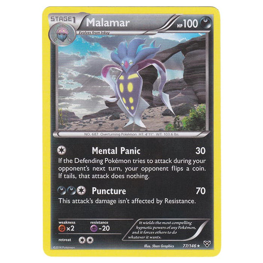 Pokemon - XY Base Set - Malamar - 77/146