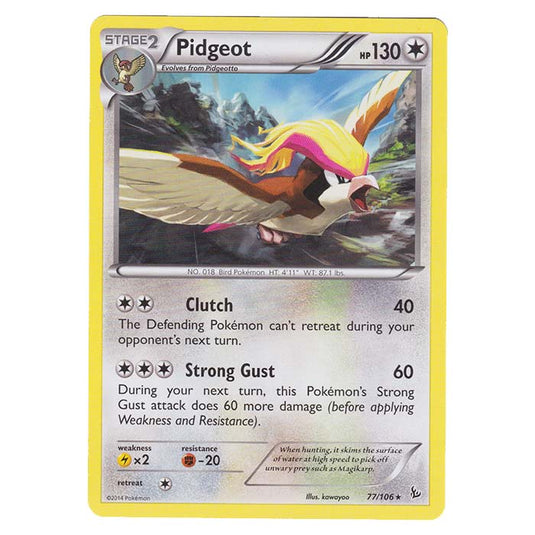 Pokemon - XY - Flashfire - Pidgeot - 77/106