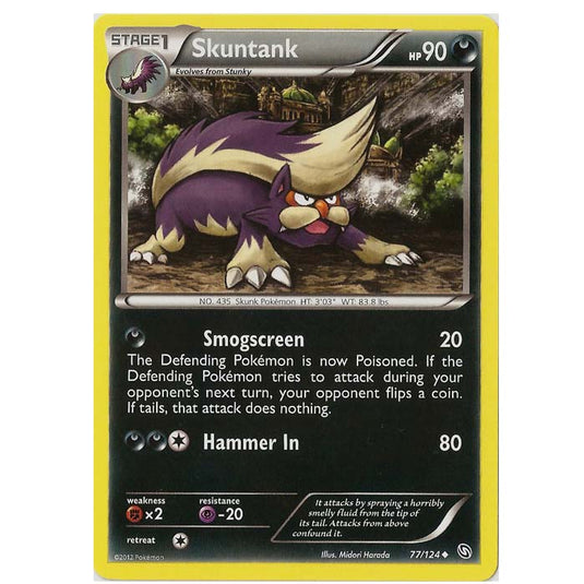 Pokemon - Black & White - Dragons Exalted - Skuntank - 77/124