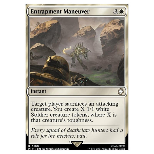 Magic The Gathering - Universes Beyond - Fallout - Entrapment Maneuver - 0160