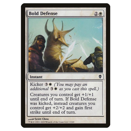 Magic The Gathering - Zendikar - Bold Defense - 3/249