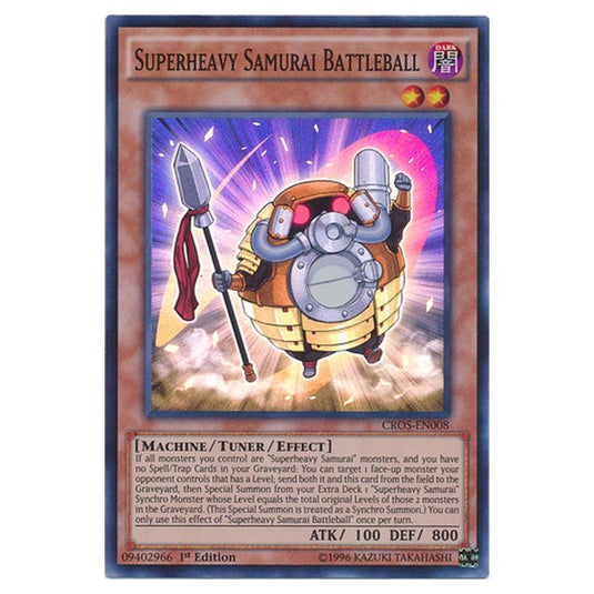 Yu-Gi-Oh! - Crossed Souls - Superheavy Samurai Battleball (Super Rare) CROS-EN008