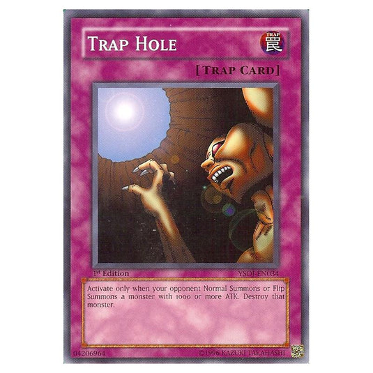 Yu-Gi-Oh! - Starter Deck - Jaden Yuki - Trap Hole (Common) YSDJ-EN034