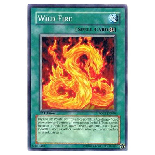 Yu-Gi-Oh! - Force of the Breaker - Wild Fire (Common) FOTB-EN039