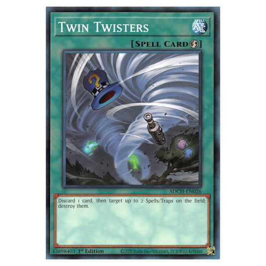 Yu-Gi-Oh! - Structure Deck - Spirit Charmers - Twin Twisters (Common) SDCH-EN026