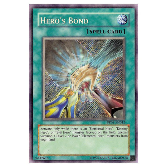 Yu-Gi-Oh! - Premium Pack 2 (TCG) - HERO's Bond (Secret Rare) PP02-EN012