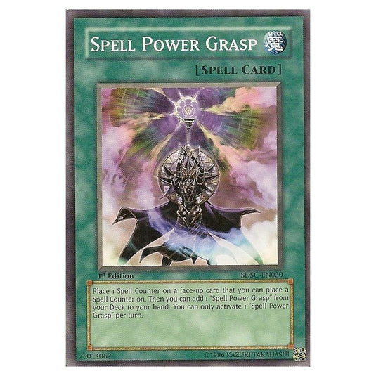 Yu-Gi-Oh! - Spellcaster's Command Structure Deck - Spell Power Grasp (Common) SDSC-EN020