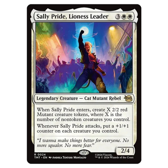 Magic The Gathering - Teenage Mutant Ninja Turtles - Sally Pride, Lioness Leader - 0024
