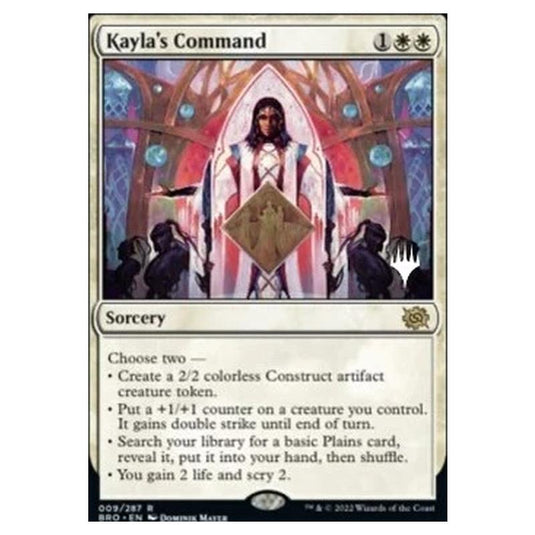 Magic The Gathering - The Brothers' War Promos - Kayla's Command - 009/287