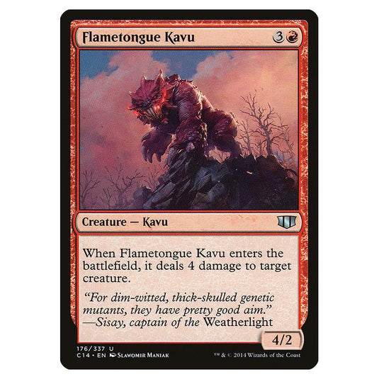 Magic The Gathering - Commander 2014 - Flametongue Kavu - 176