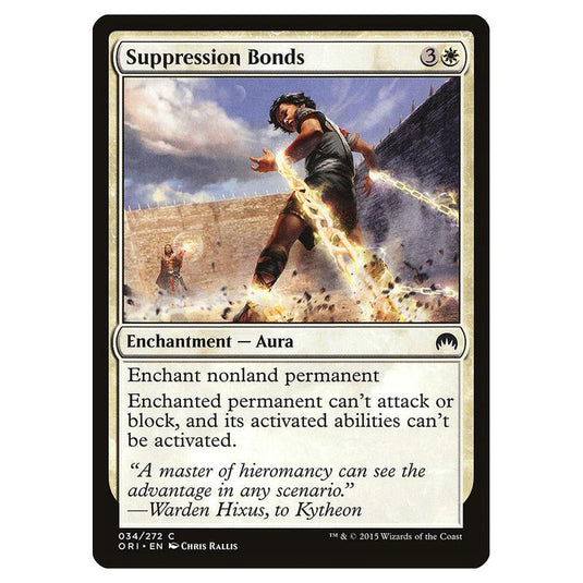 Magic The Gathering - Magic Origins - Suppression Bonds - 34/272 (Foil)