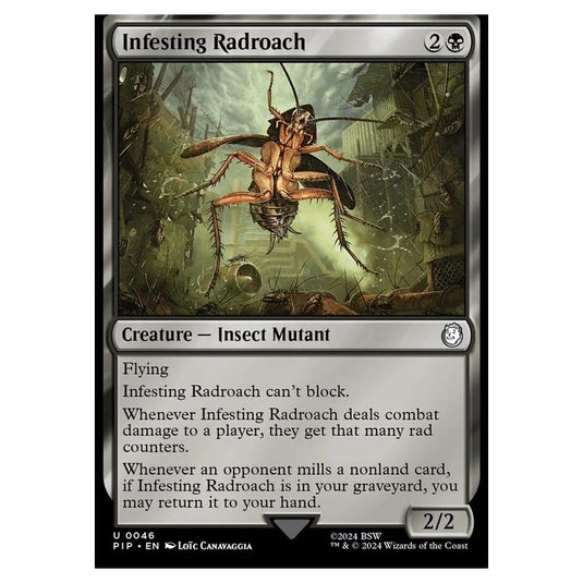 Magic The Gathering - Universes Beyond - Fallout - Infesting Radroach - 0046