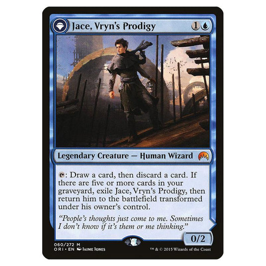 Magic The Gathering - Magic Origins - Jace, Vryn\\'s Prodigy // Jace, Telepath Unbound - 60/272 (Foil)