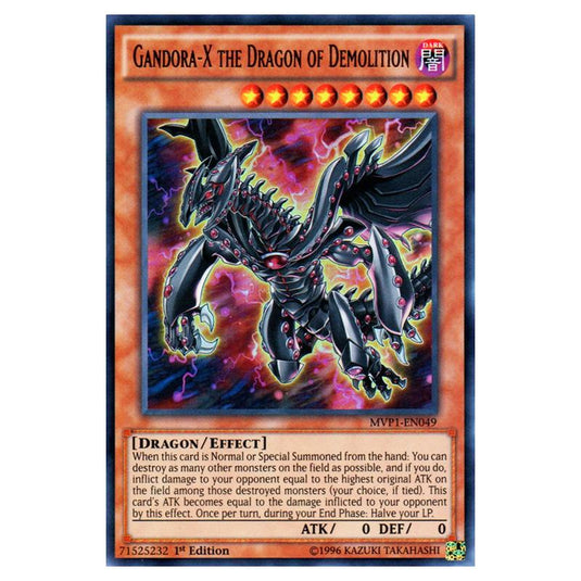 Yu-Gi-Oh! - Yu-Gi-Oh! The Dark Side of Dimensions Movie Pack - Gandora-X the Dragon of Demolition (Ultra Rare) MVP1-EN049