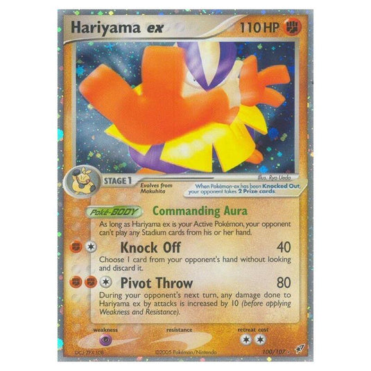 Pokemon - EX Deoxys - Hariyama ex - 100/107