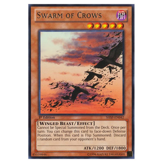 Yu-Gi-Oh! - Shadow Specters - Swarm of Crows (Rare) SHSP-EN042