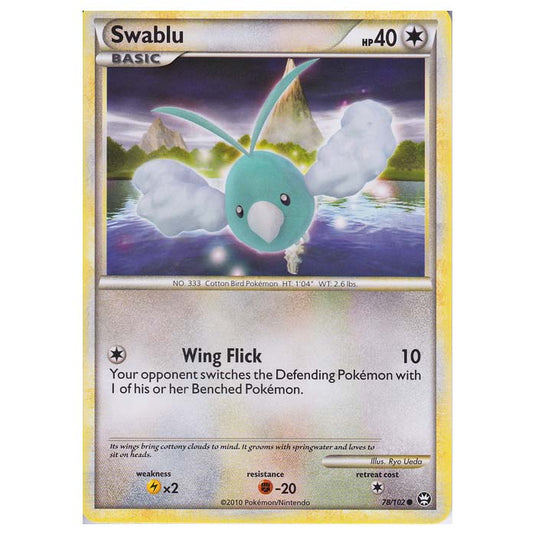 Pokemon - HGSS - Triumphant - Swablu 78/102