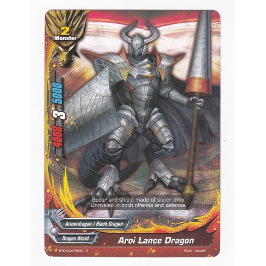 Future Card Buddyfight - Drums Adventures - Alloy Lance Dragon - 78/105