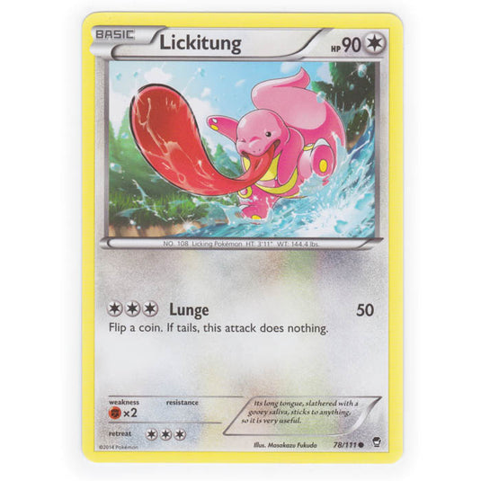 Pokemon - XY Furious Fists - Lickitung - 78/111