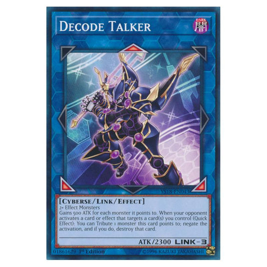 Yu-Gi-Oh! - Starter Deck - Codebreaker - Decode Talker (Common) YS18-EN043