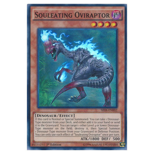 Yu-Gi-Oh! - Dinosmasher\'s Fury Structure Deck - Souleating Oviraptor (Super Rare) SR04-EN002
