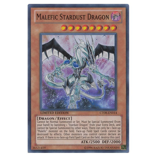 Yu-Gi-Oh! - Collectible Tins 2011 Wave 2 - Malefic Stardust Dragon (Super Rare) CT08-EN014