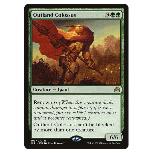 Magic The Gathering - Magic Origins - Outland Colossus - 193/272 (Foil)