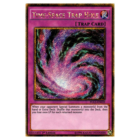 Yu-Gi-Oh! - Premium Gold - Infinite Gold - Time-Space Trap Hole (Gold Secret Rare) PGL3-EN039