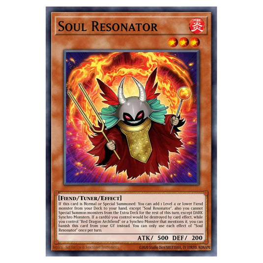 Yu-Gi-Oh! - Structure Deck - The Crimson King - Soul Resonator (Ultra Rare) SDCK-EN001