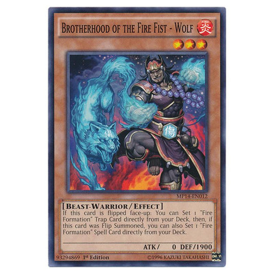 Yu-Gi-Oh! - 2014 Mega-Tin Mega Pack - Brotherhood of the Fire Fist - Wolf (Common) MP14-EN012