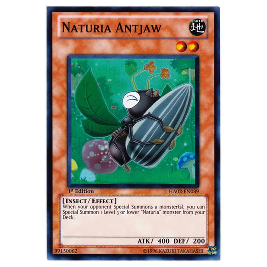 Yu-Gi-Oh! - Hidden Arsenal 2 - Naturia Antjaw (Super Rare) HA02-EN039