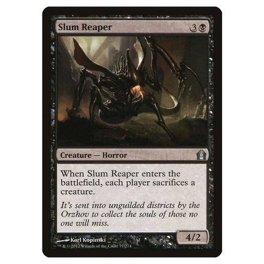 Magic The Gathering - Return To Ravnica - Slum Reaper - 77/274