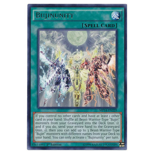 Yu-Gi-Oh! - 2014 Mega-Tin Mega Pack - Bujinunity (Rare) MP14-EN229