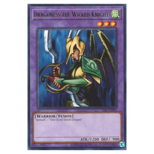 Yu-Gi-Oh! - Legend of Blue Eyes White Dragon (25th Anniversary Edition) - Dragoness the Wicked Knight (Rare) - LOB25-EN086