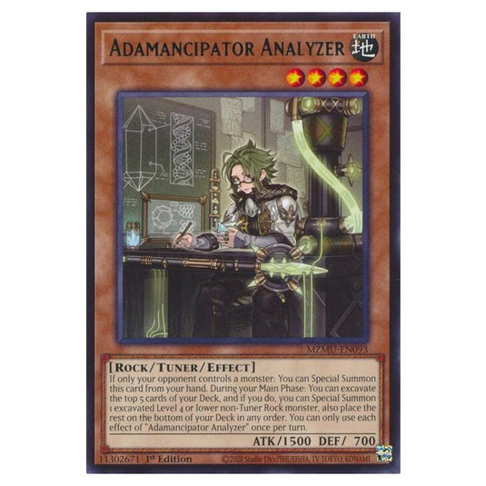 Yu-Gi-Oh! - Maze of Muertos - Adamancipator Analyzer (Rare) - MZMU-EN093