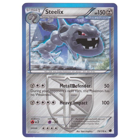 Pokemon - Black & White - Plasma Freeze - Steelix - 79/116